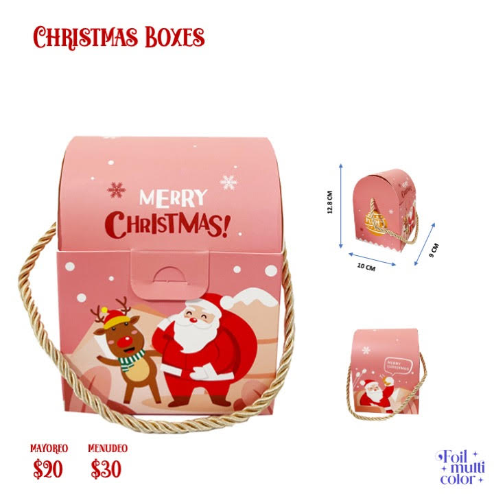 Caja Santa´s Pink Mail Box