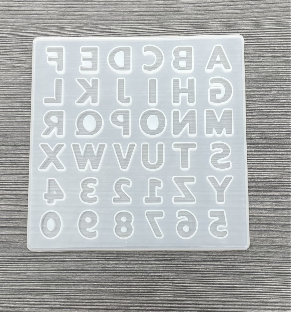 MOLDE DE SILICÓN ABECEDARIO MINI
