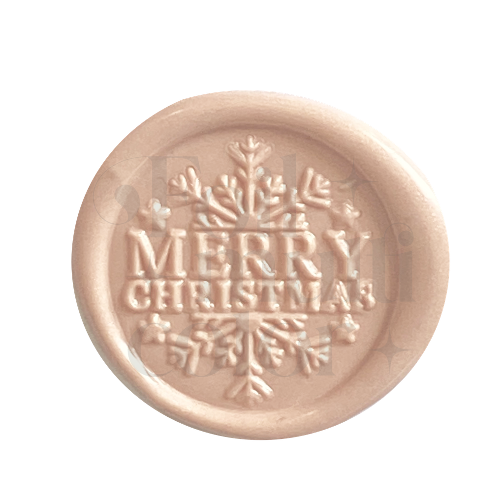 cabezal MERRY CHRISTMAS copo de nieve