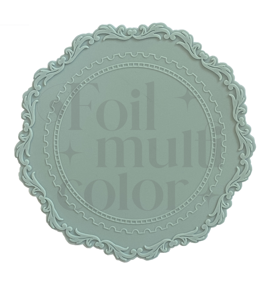 tapete silicón para sello verde