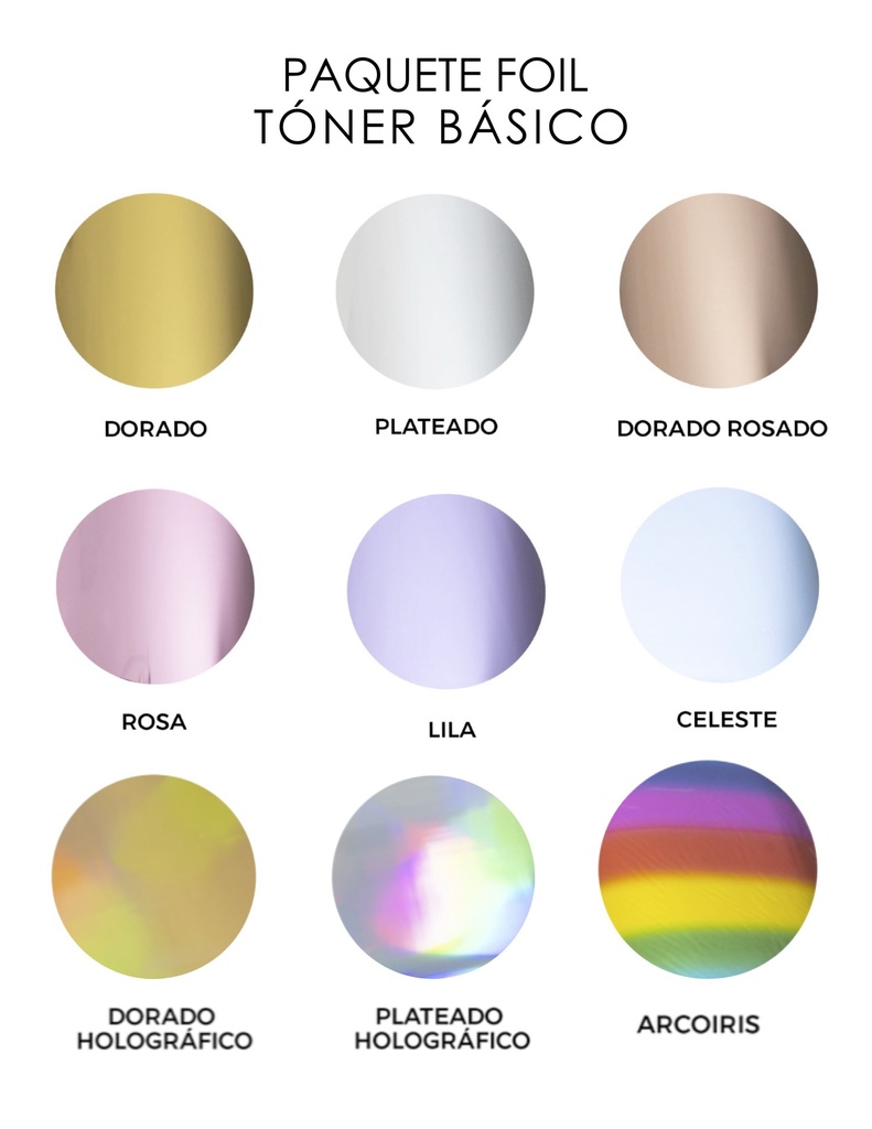 Paquete de Foil Tóner Básico