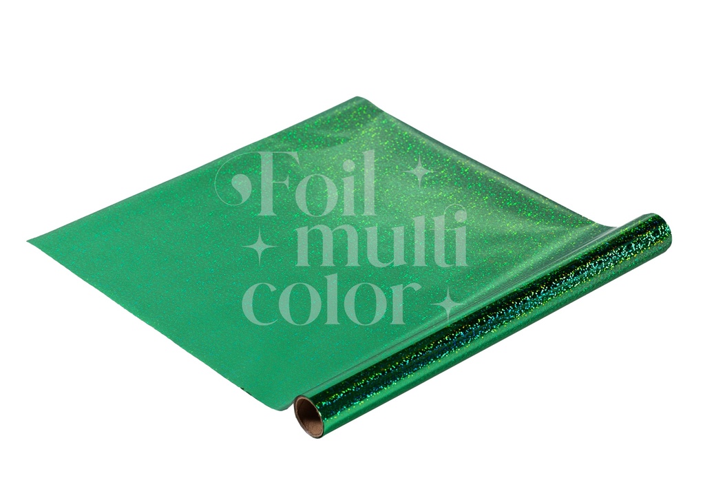 FOIL TONER VERDE ESCARCHADO