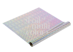 FOIL TONER PLATA LINEAS HOLOGRAFICAS