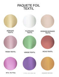 [FoilTextil] Paquete Foil Textil
